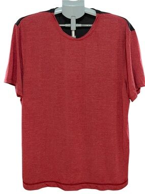 Lululemon Precision Tee Sz L Red Great Condition
